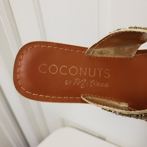 Coconuts By Matisse Beaded Sandals Size 6M - Picture 8 of 10